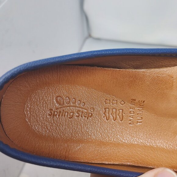 Spring Step Blue Comfort Kathaleta Flat Shoe - Picture 7 of 11